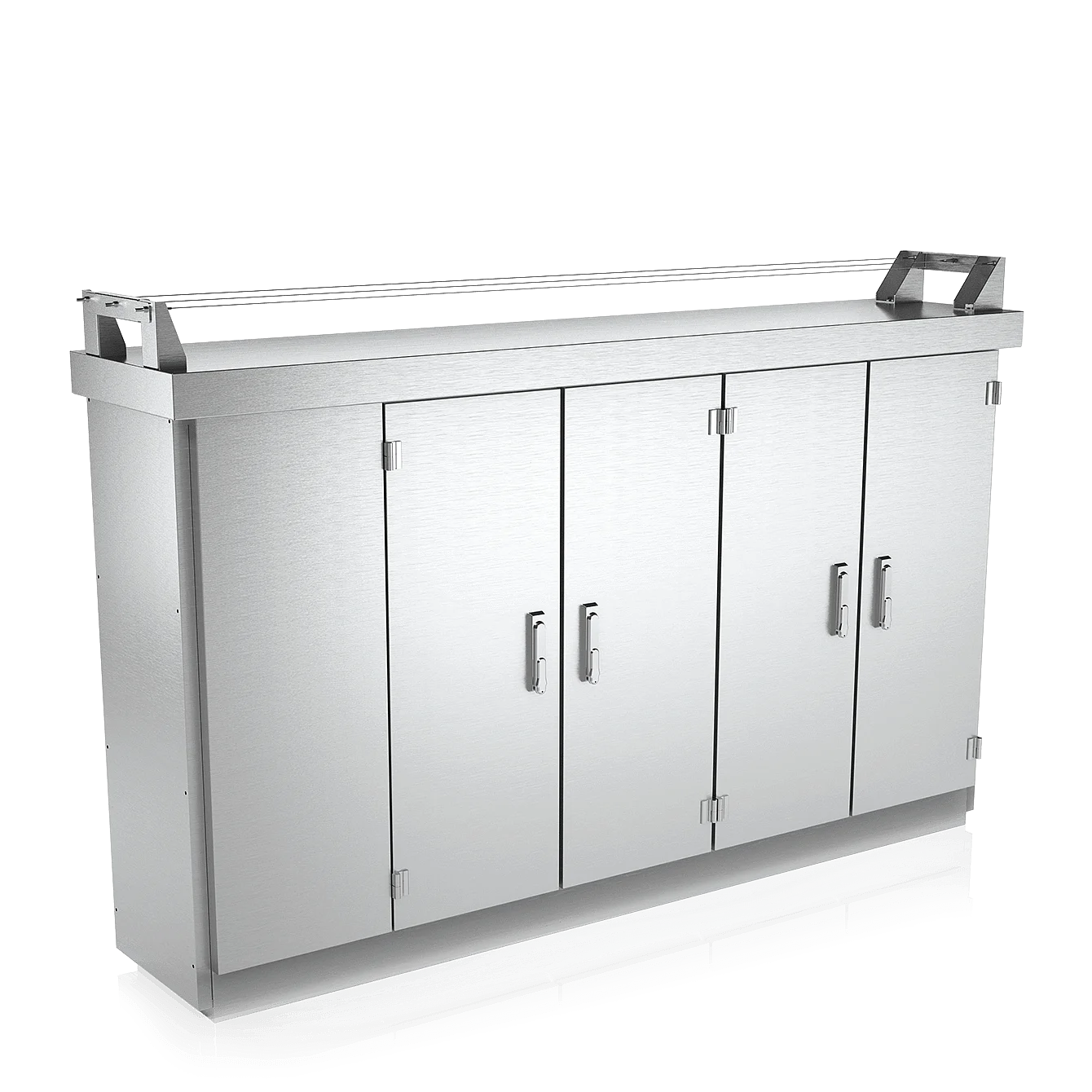 Outdoorschaltschrank für eine Räumerbrücke